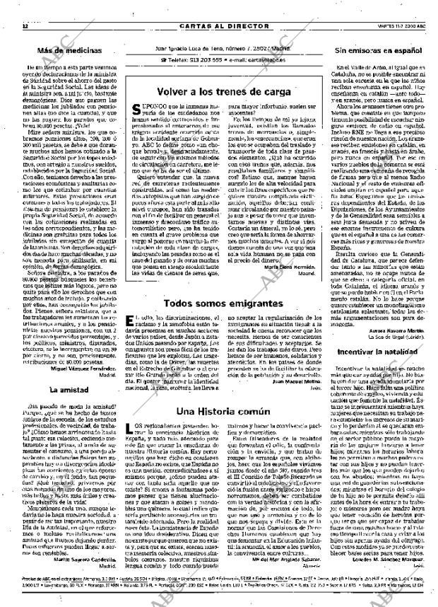 ABC MADRID 11-07-2000 página 12