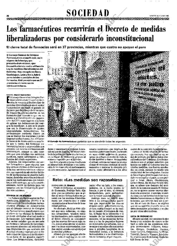ABC MADRID 11-07-2000 página 38