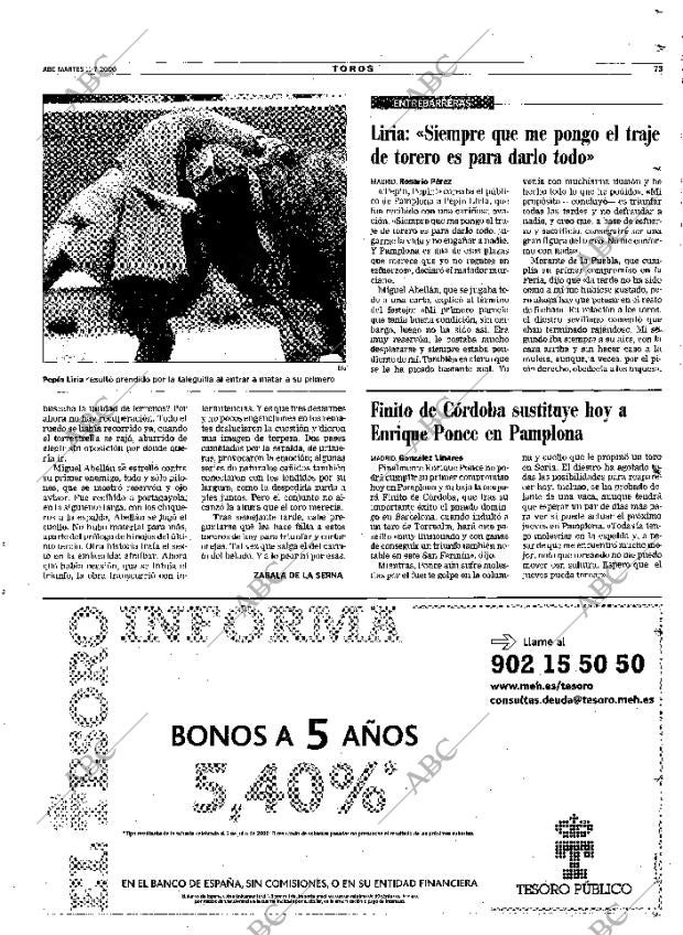 ABC MADRID 11-07-2000 página 73