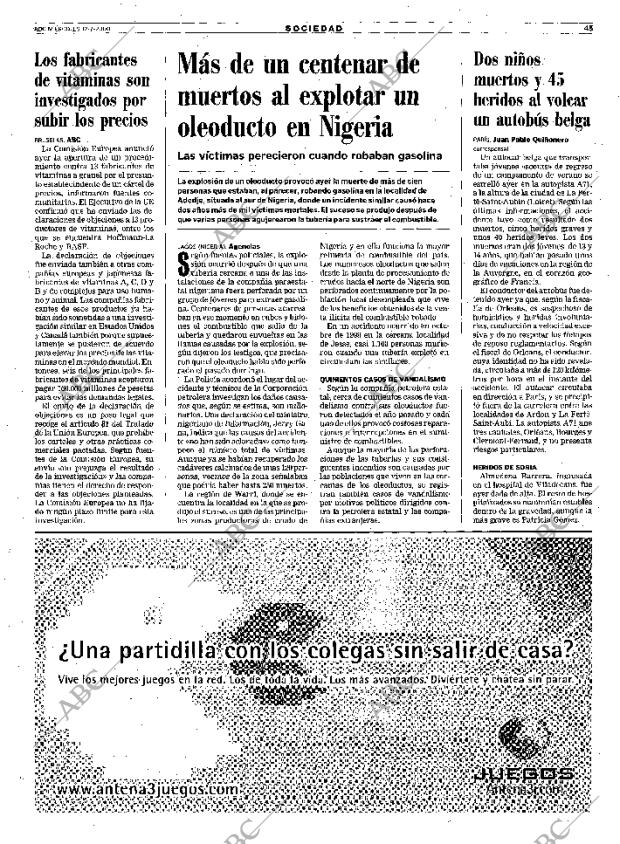 ABC MADRID 12-07-2000 página 45