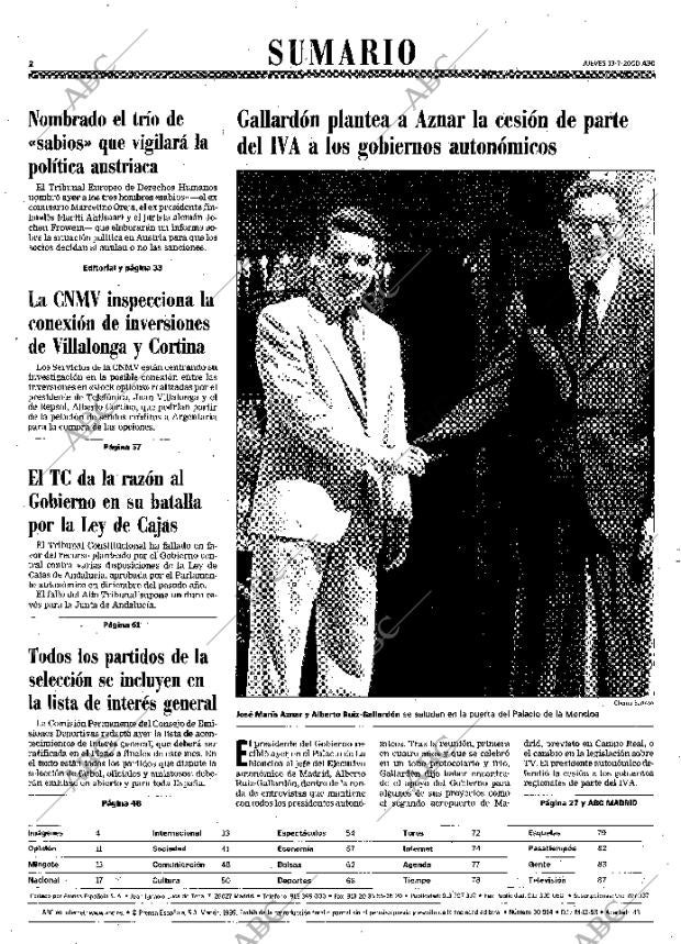 ABC MADRID 13-07-2000 página 2