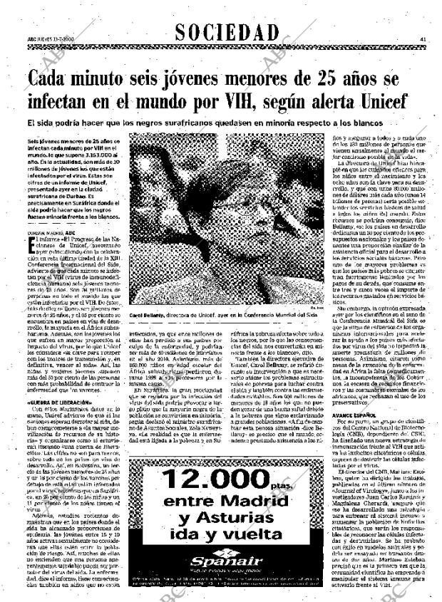 ABC MADRID 13-07-2000 página 41