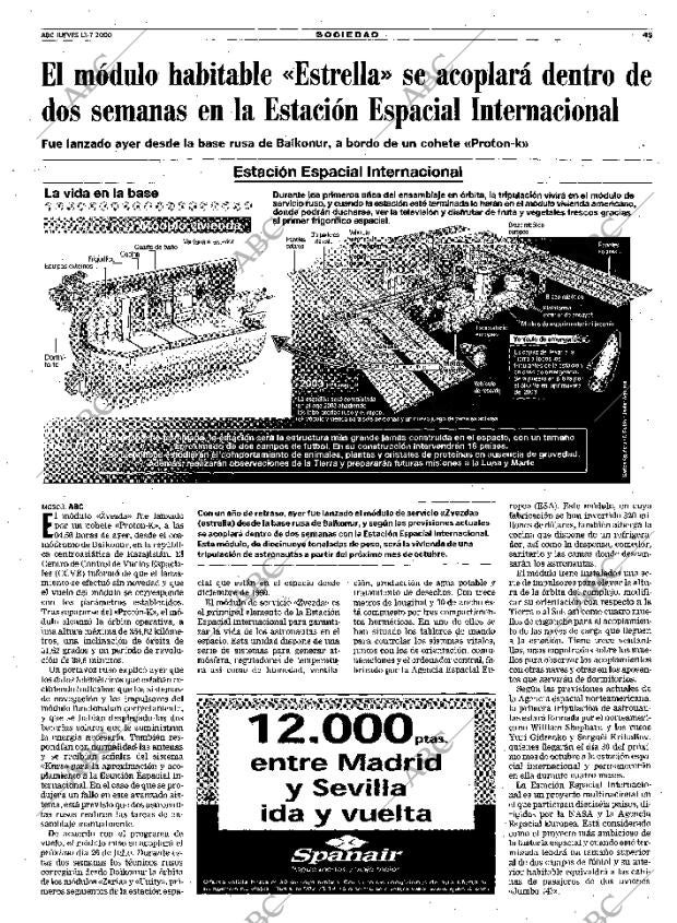 ABC MADRID 13-07-2000 página 45