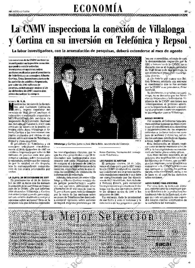 ABC MADRID 13-07-2000 página 57