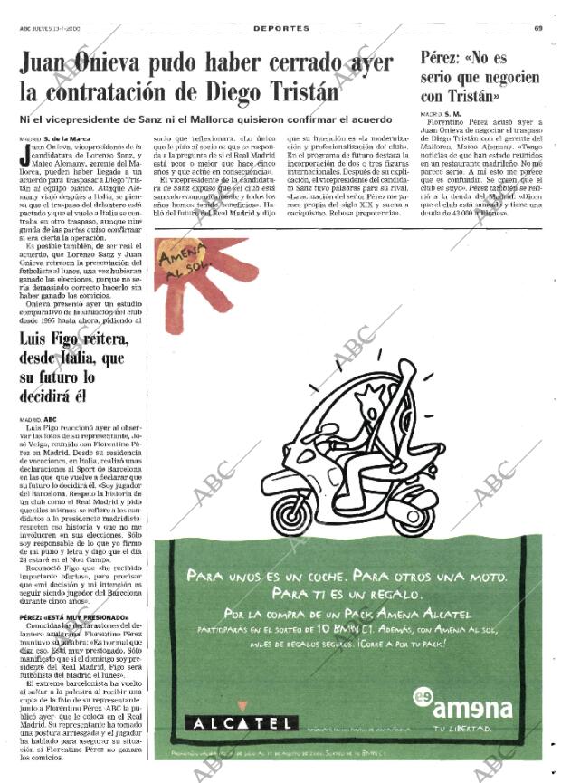 ABC MADRID 13-07-2000 página 69