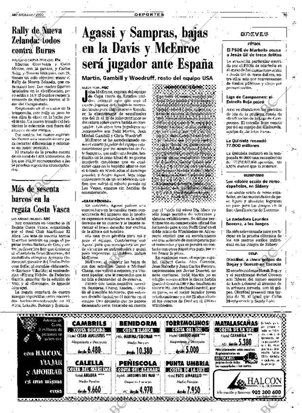ABC MADRID 13-07-2000 página 71