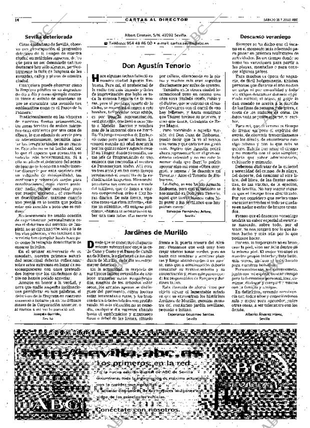 ABC SEVILLA 15-07-2000 página 14