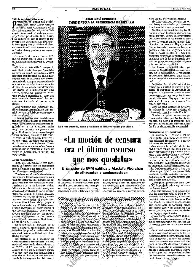 ABC MADRID 17-07-2000 página 26