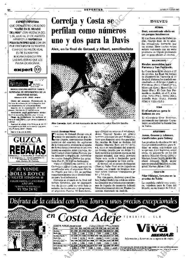 ABC MADRID 17-07-2000 página 64