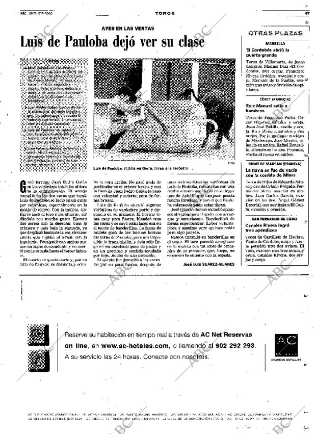 ABC MADRID 17-07-2000 página 67