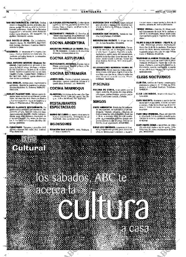 ABC SEVILLA 18-07-2000 página 76