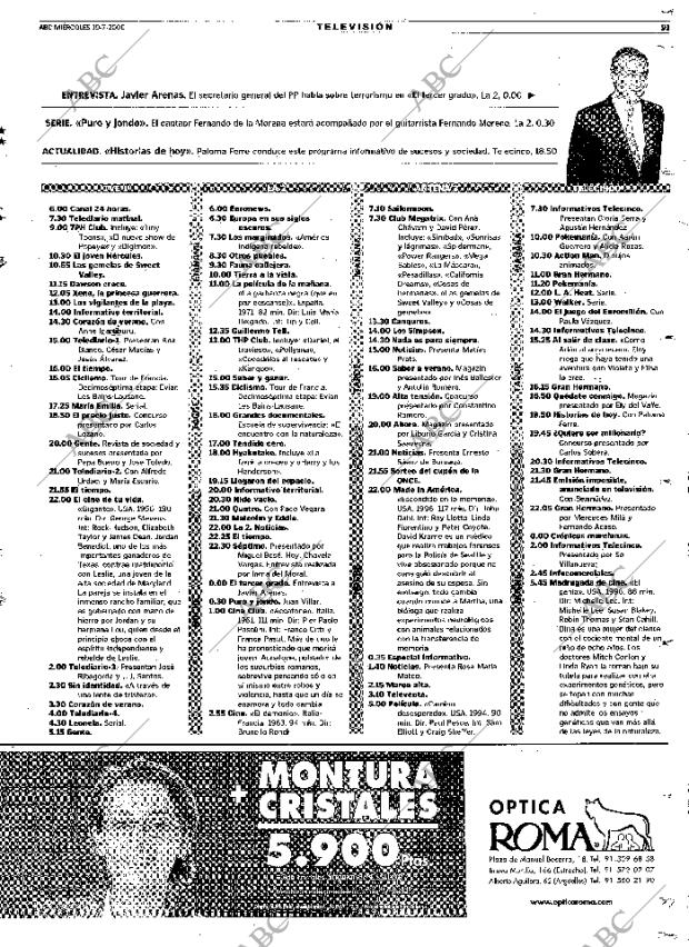 ABC MADRID 19-07-2000 página 91