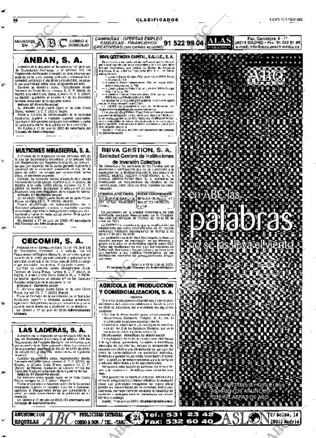 ABC MADRID 20-07-2000 página 130