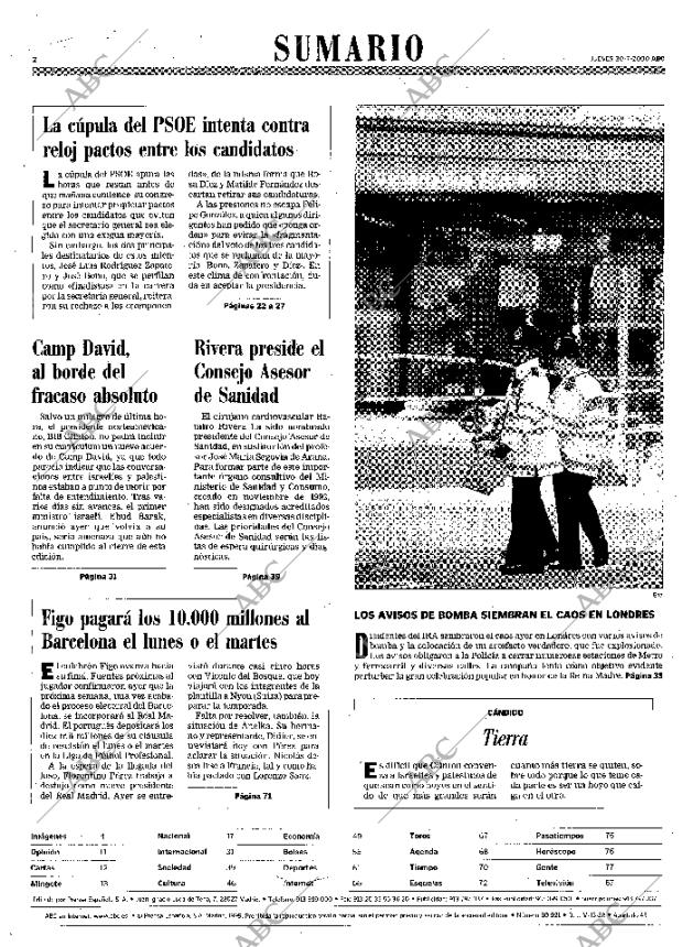 ABC MADRID 20-07-2000 página 2