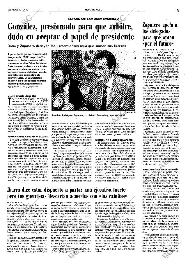 ABC MADRID 20-07-2000 página 23