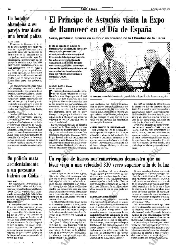 ABC MADRID 20-07-2000 página 40