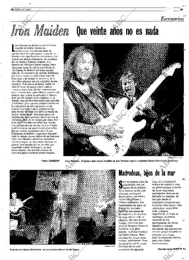 ABC MADRID 20-07-2000 página 85