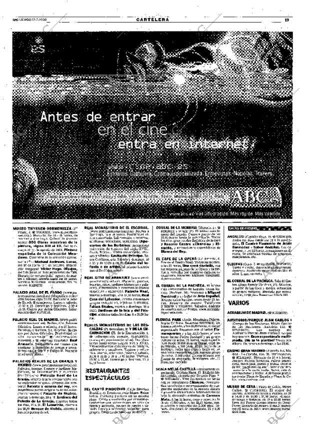 ABC MADRID 22-07-2000 página 107