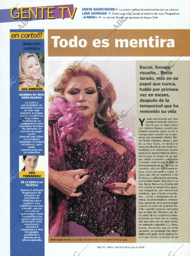 ABC MADRID 22-07-2000 página 134