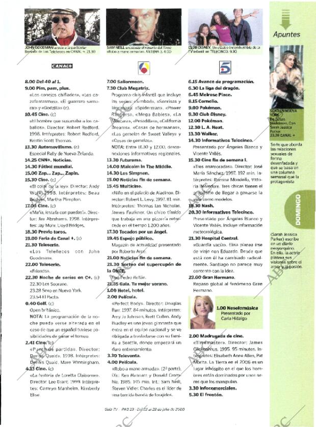 ABC MADRID 22-07-2000 página 151
