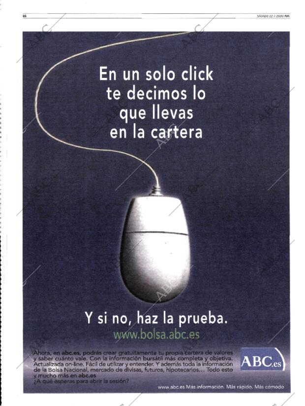 ABC MADRID 22-07-2000 página 16