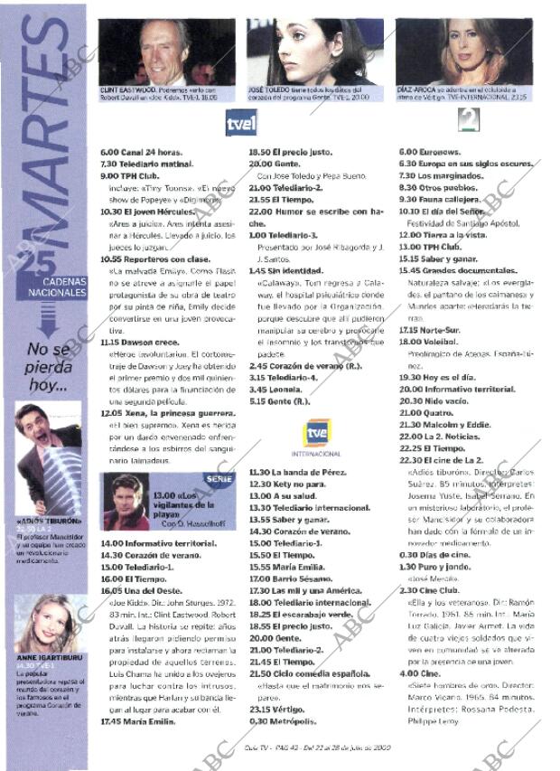 ABC MADRID 22-07-2000 página 170