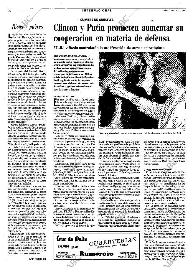 ABC MADRID 22-07-2000 página 30