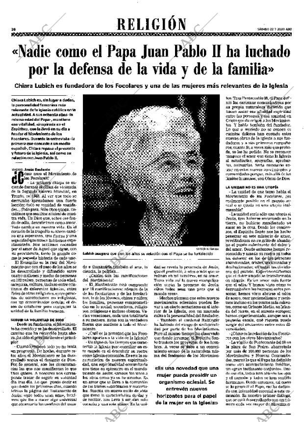 ABC MADRID 22-07-2000 página 36