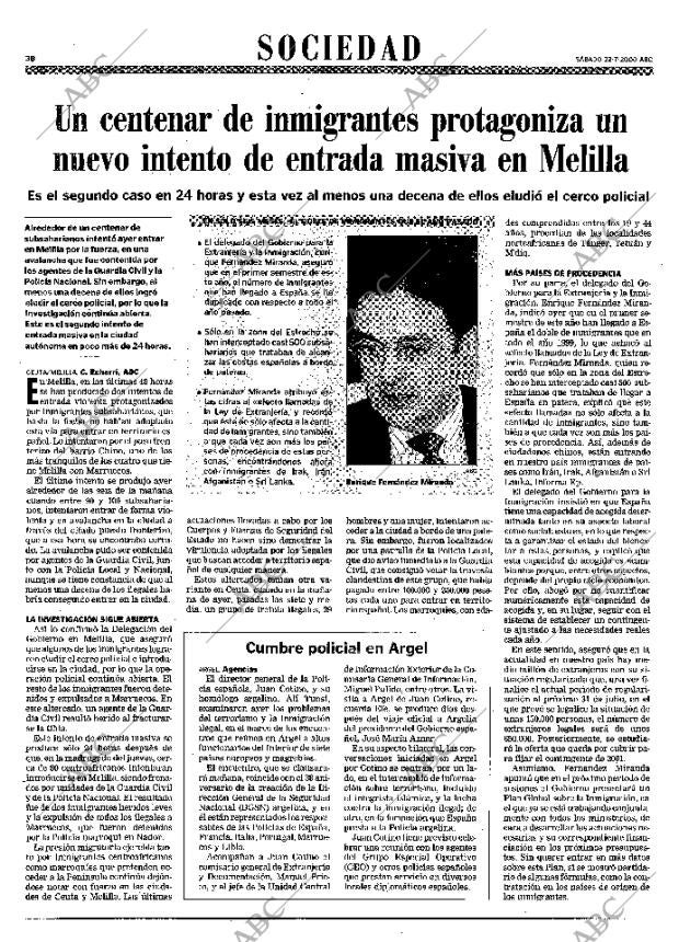 ABC MADRID 22-07-2000 página 38