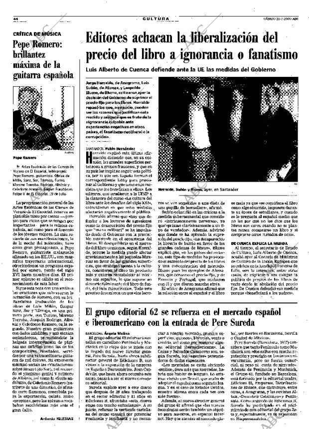 ABC MADRID 22-07-2000 página 44