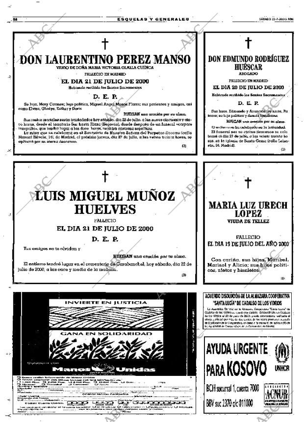 ABC MADRID 22-07-2000 página 68
