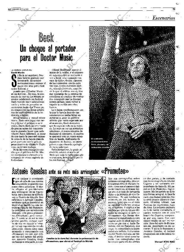 ABC MADRID 22-07-2000 página 79