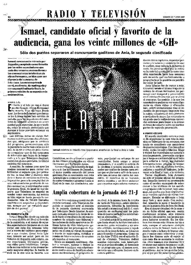ABC MADRID 22-07-2000 página 82