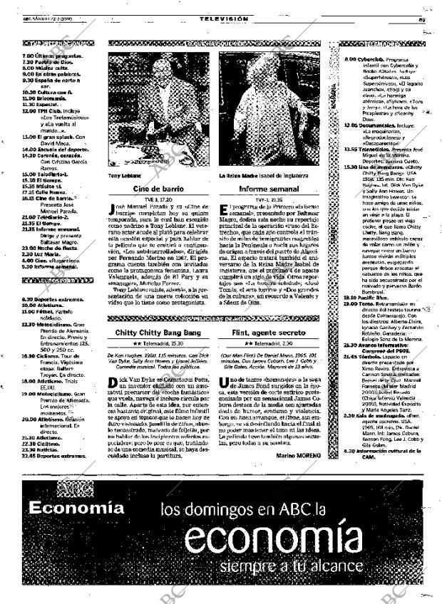 ABC MADRID 22-07-2000 página 85