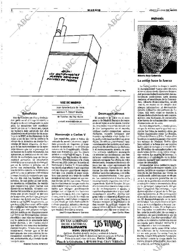 ABC MADRID 22-07-2000 página 90