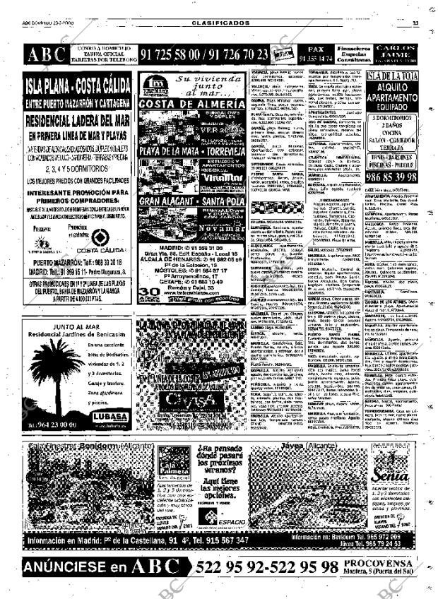 ABC MADRID 23-07-2000 página 121