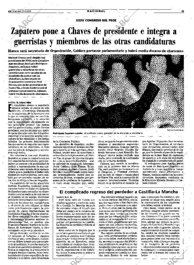 ABC MADRID 23-07-2000 página 19