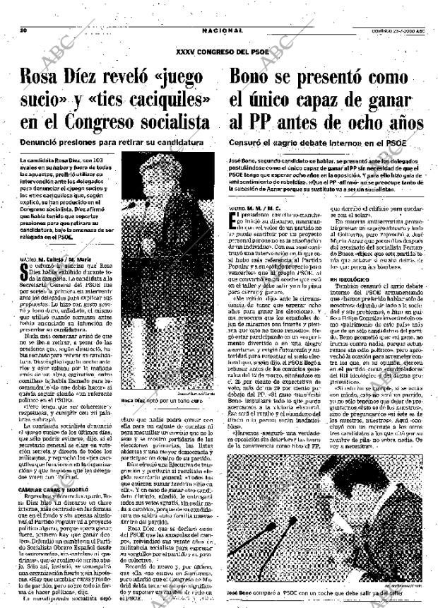 ABC MADRID 23-07-2000 página 20