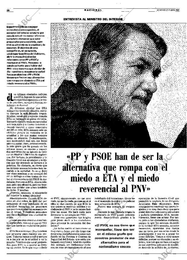 ABC MADRID 23-07-2000 página 26