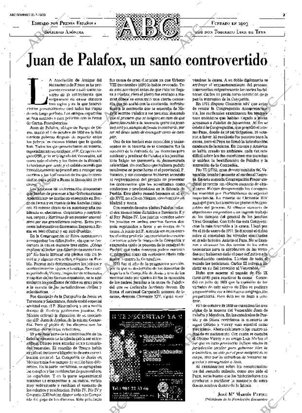 ABC MADRID 23-07-2000 página 3