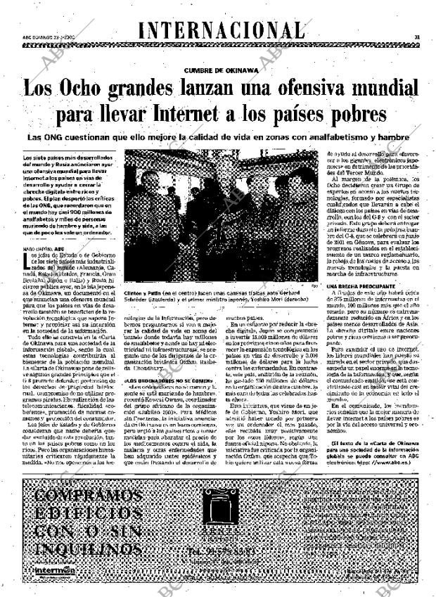 ABC MADRID 23-07-2000 página 31