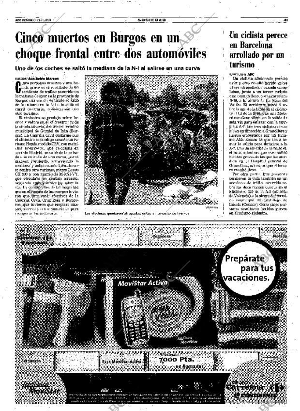 ABC MADRID 23-07-2000 página 41