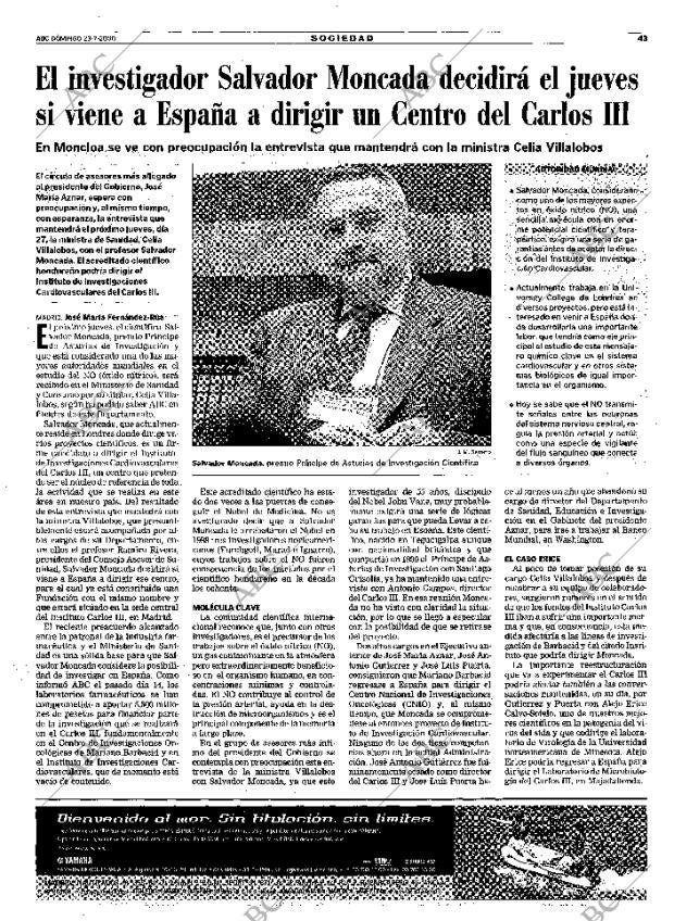 ABC MADRID 23-07-2000 página 43