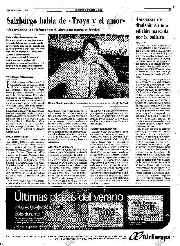 ABC MADRID 23-07-2000 página 47