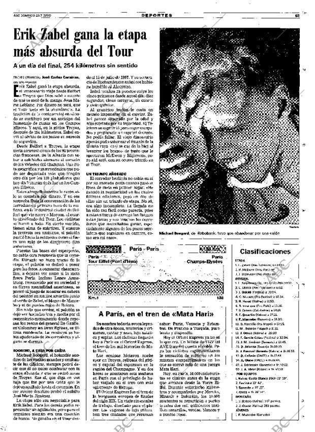 ABC MADRID 23-07-2000 página 63