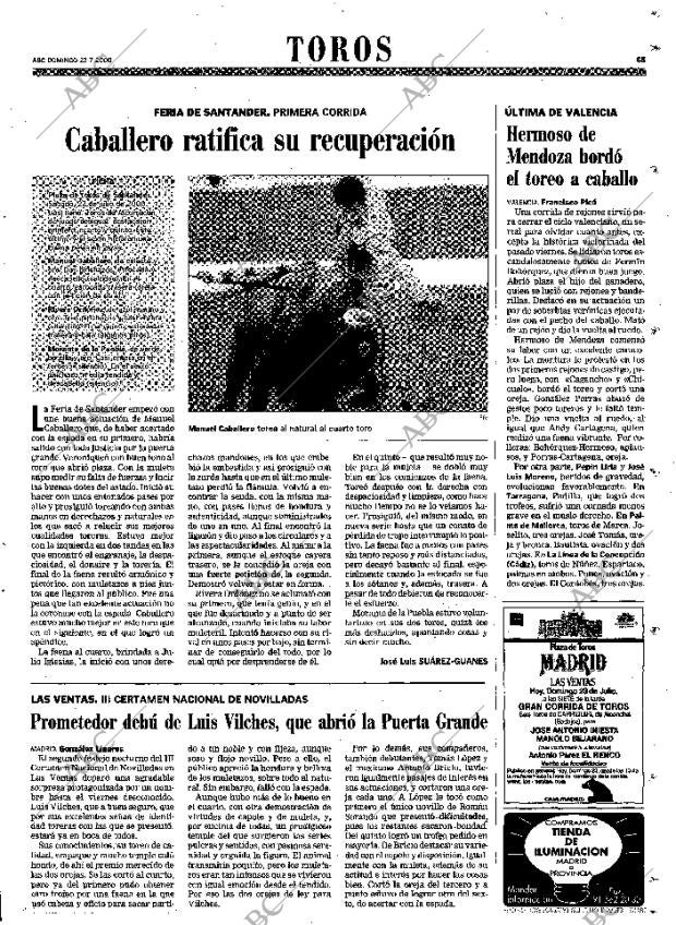 ABC MADRID 23-07-2000 página 65