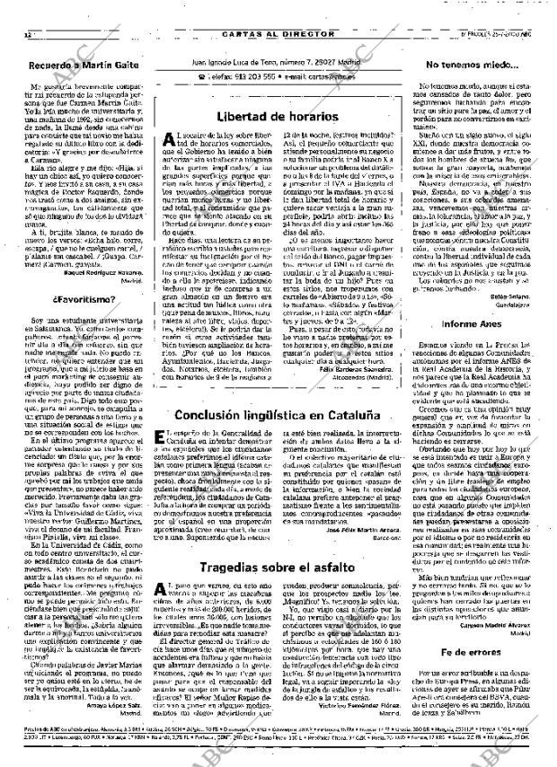 ABC MADRID 26-07-2000 página 12