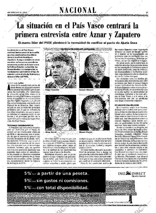 ABC MADRID 26-07-2000 página 17
