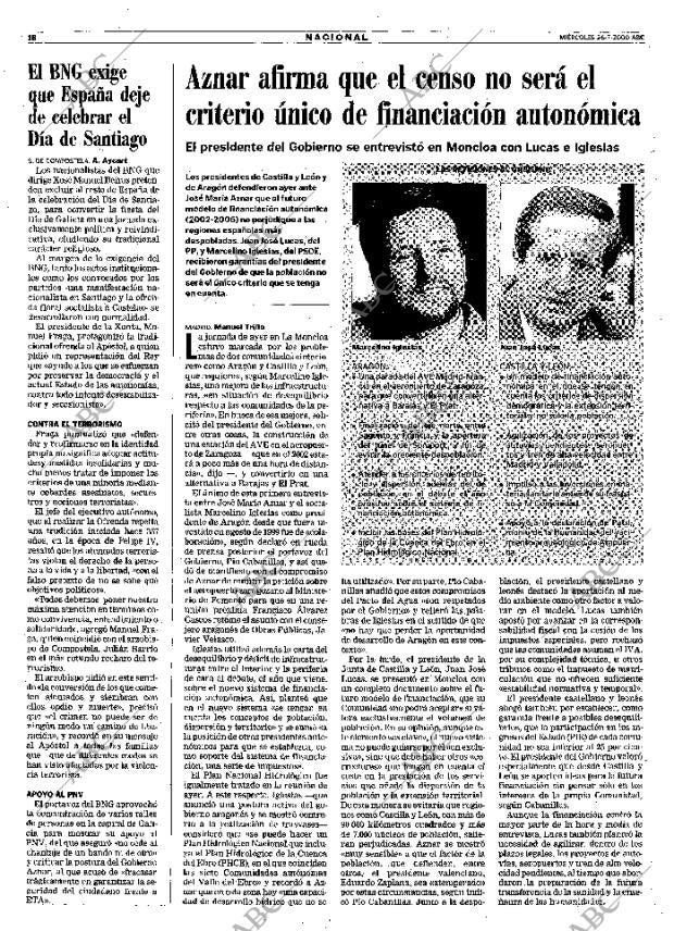 ABC MADRID 26-07-2000 página 18
