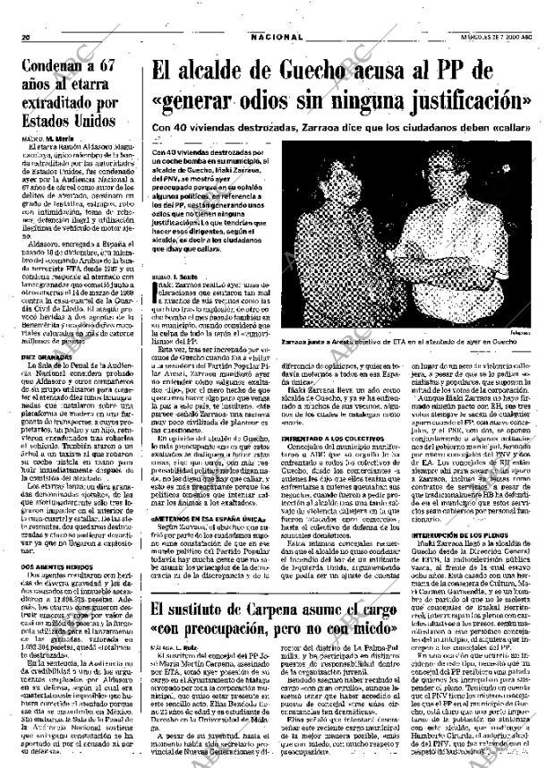 ABC MADRID 26-07-2000 página 20